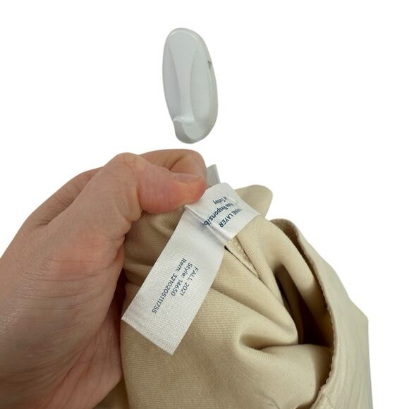 Marine Layer Bridget Wide Leg Crop Pants Papyrus Cream High Rise Womens 8 - Picture 7 of 7